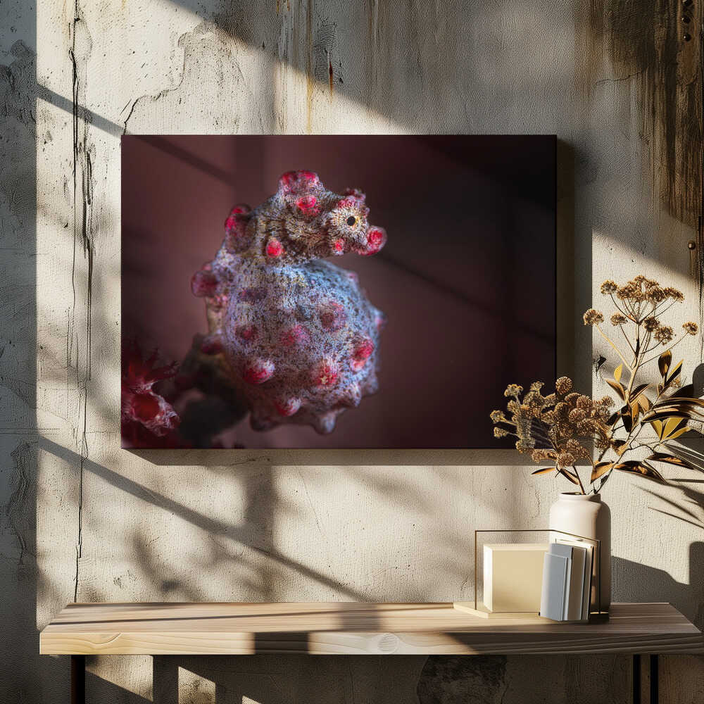 Bargibant's seahorse close up