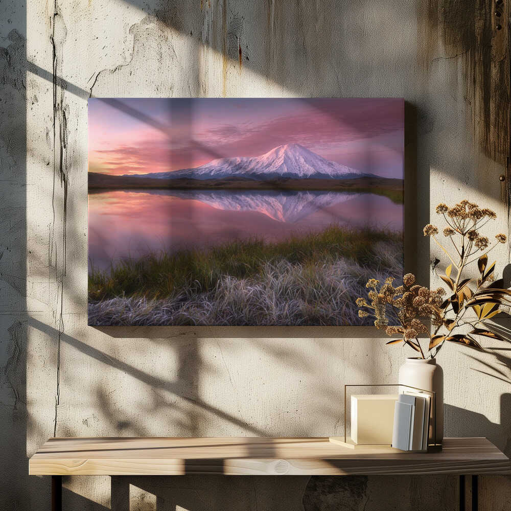 Frosty morning at Tolbachik volcano...