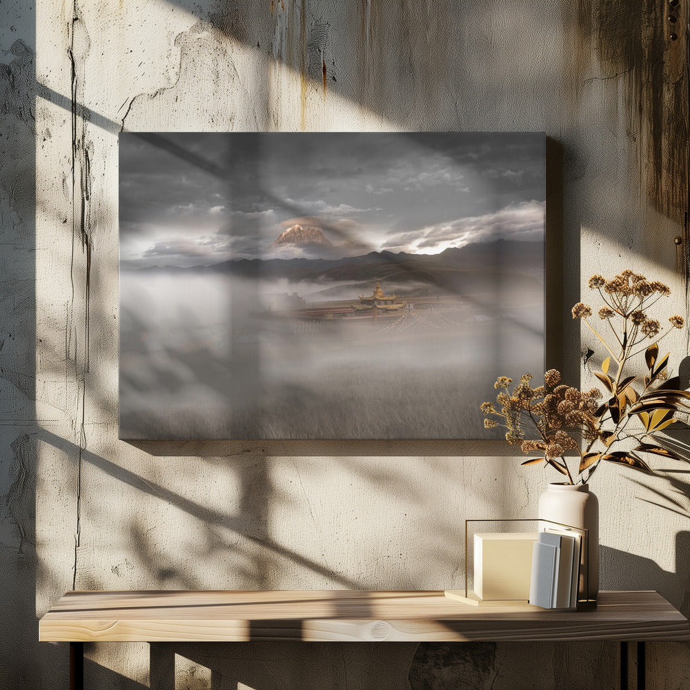 Muya pagoda and Yala snow mountain