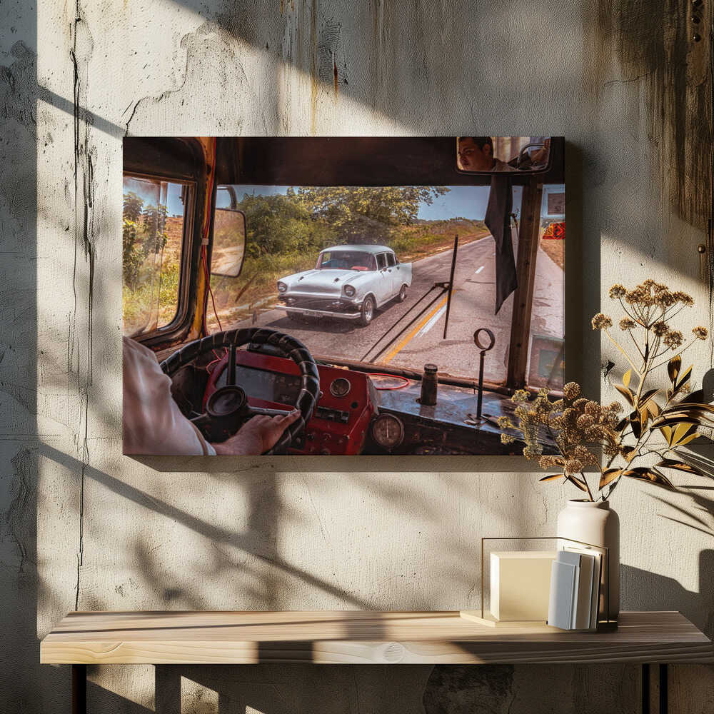 Travelling in old Bus