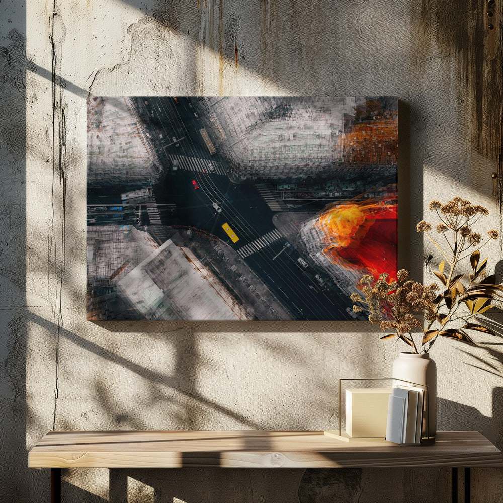 Art Prints of Moscow crossroad