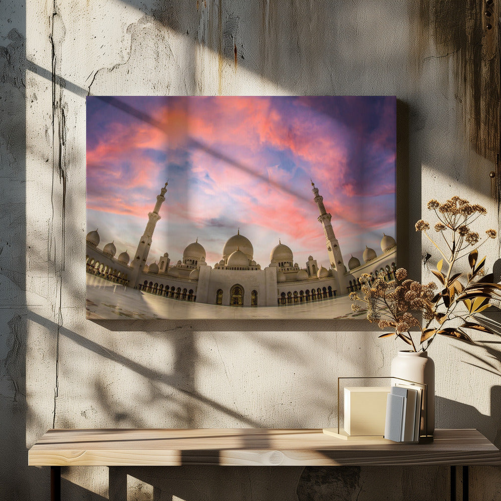 Sheikh Zayed Grand Mosque - Sunset