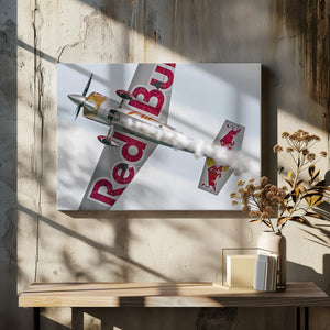 Art Prints of RedBull plane