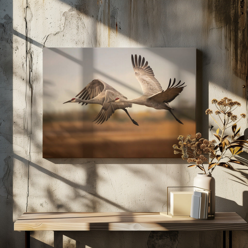 Art Prints of Flying over