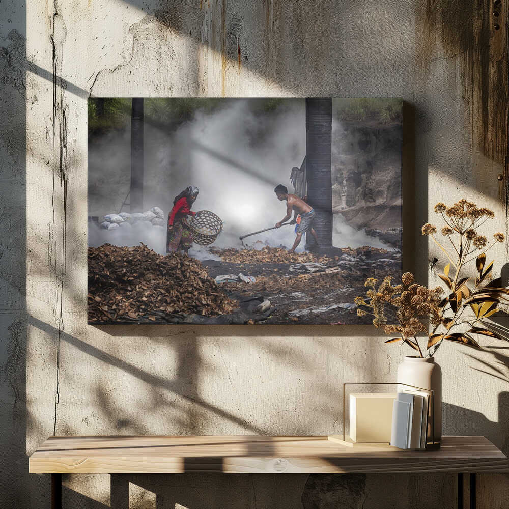 Make Charcoal from Coconut Shells