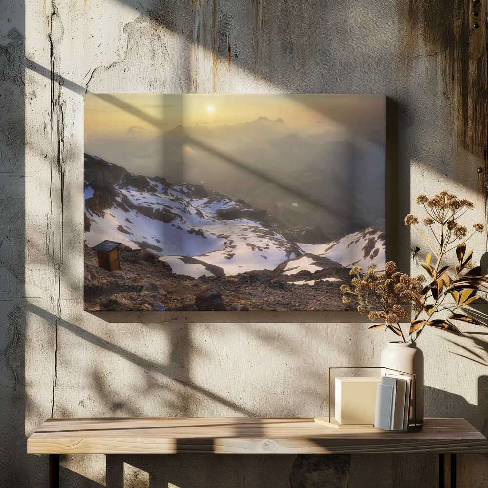 The Most panoramic WC in the world (3253 Mt high)