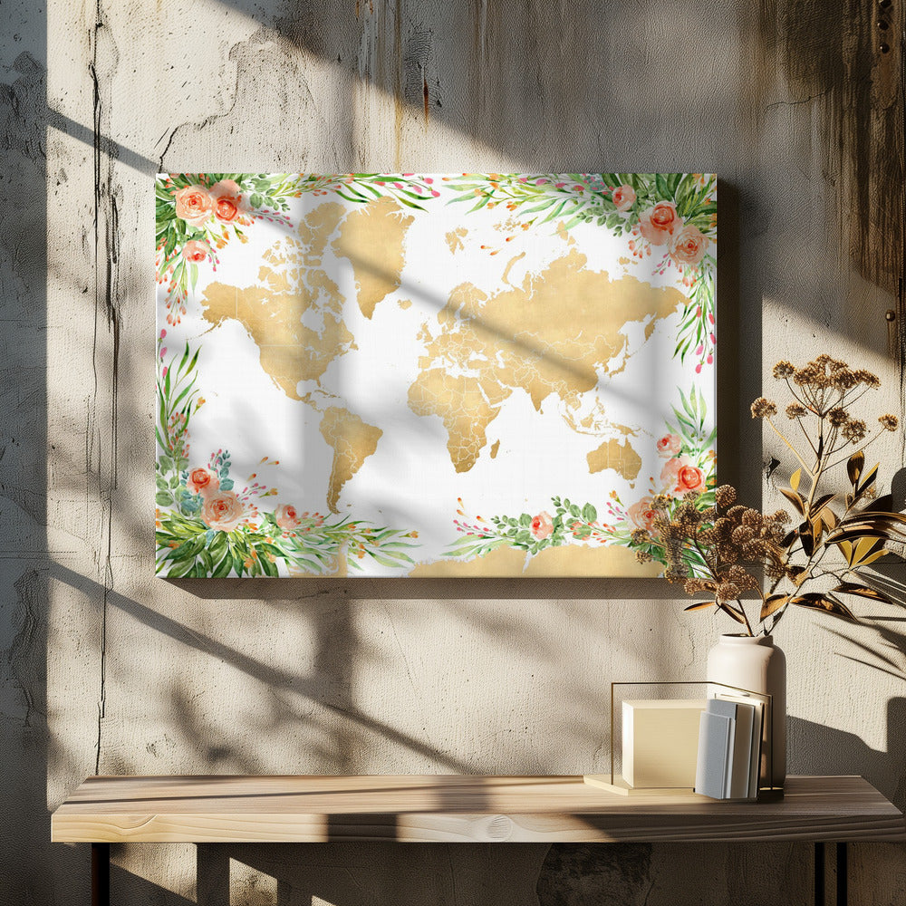 Blythe world map silhouette