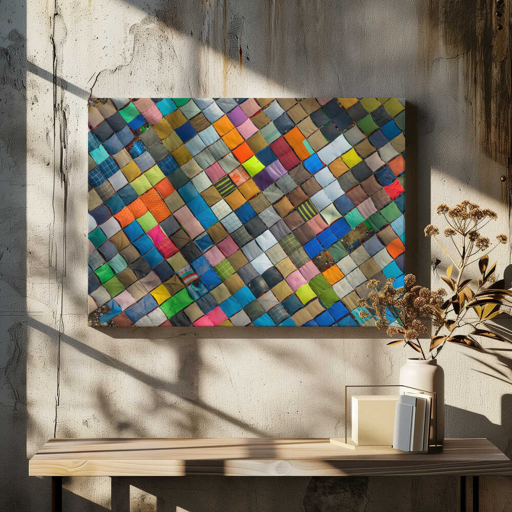 Colorful congratulations tent