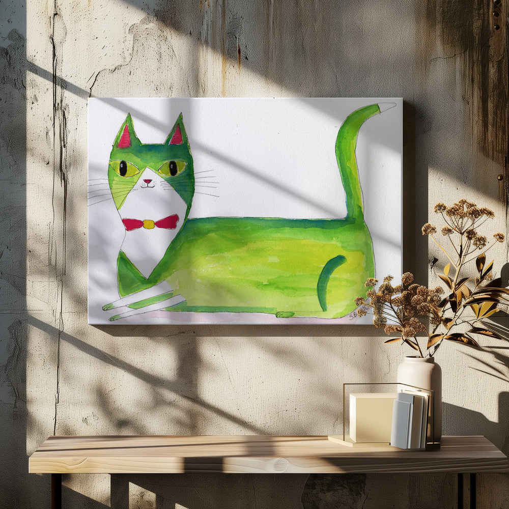 The green cat