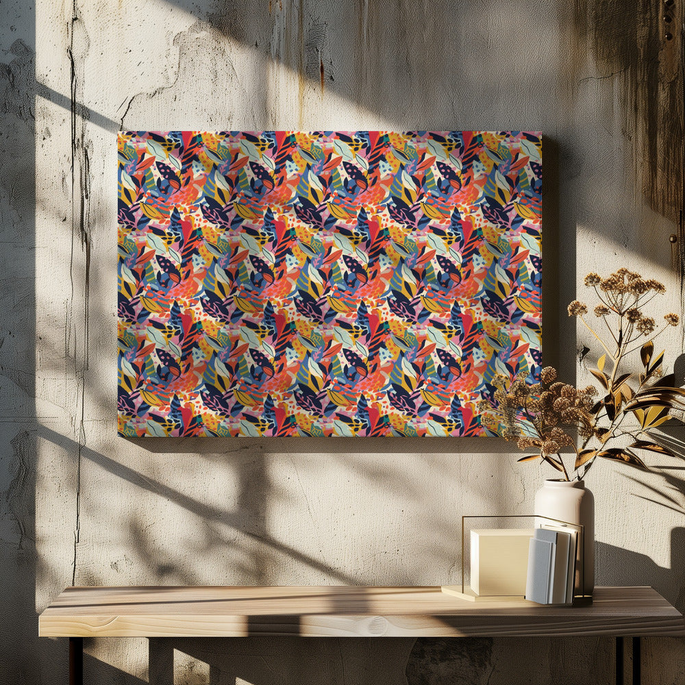 Vivid Jungle Tapestry