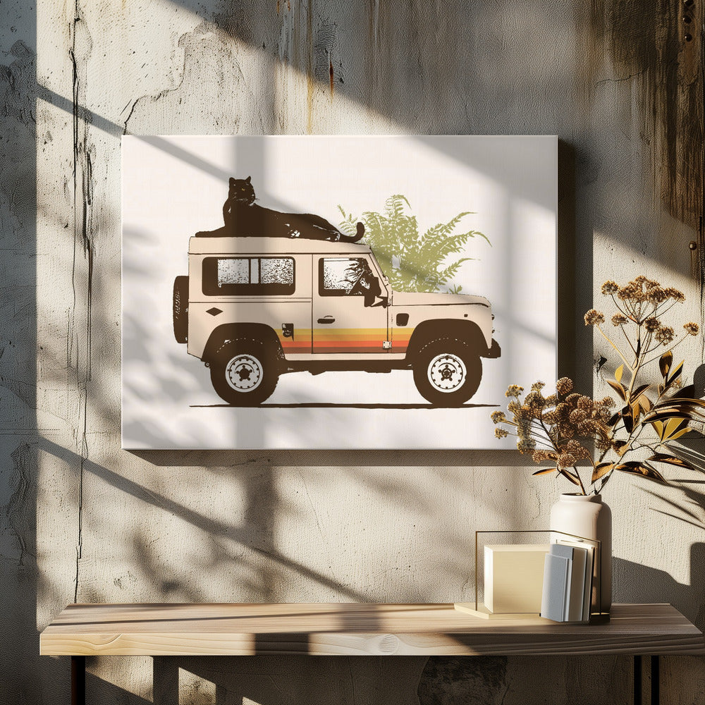 Black Panther On Car