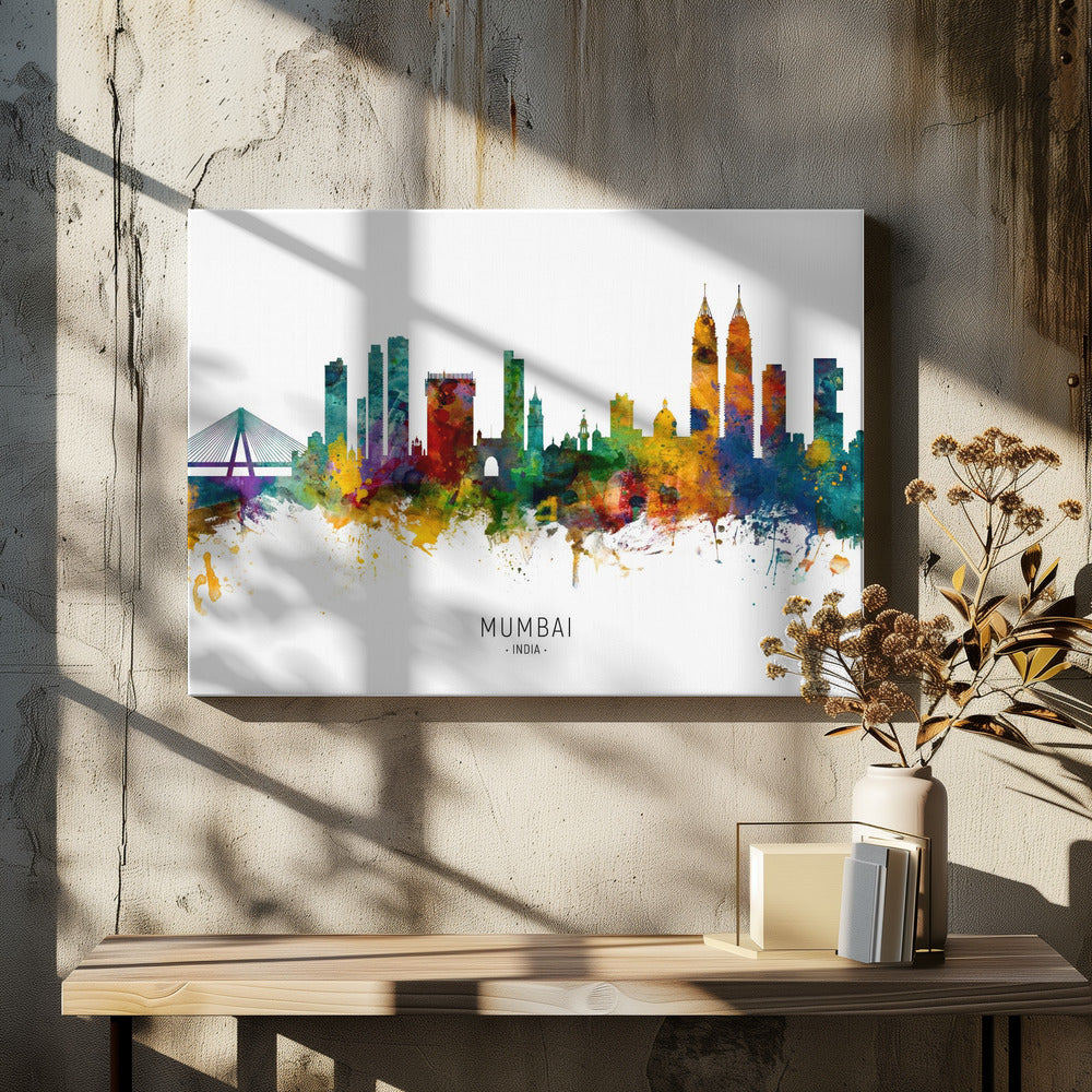 Mumbai Skyline India Bombay