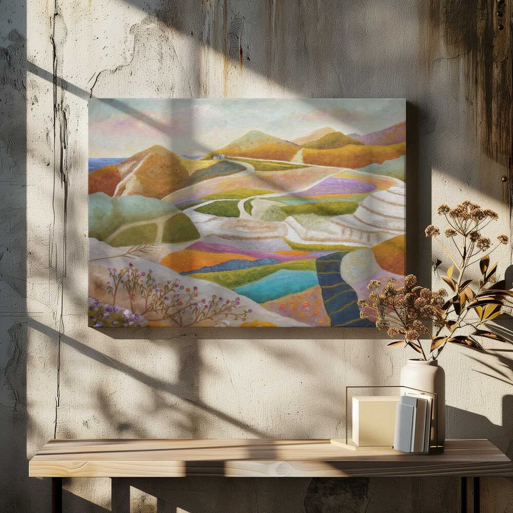 Flowers Sprouting In the Rocky Valley