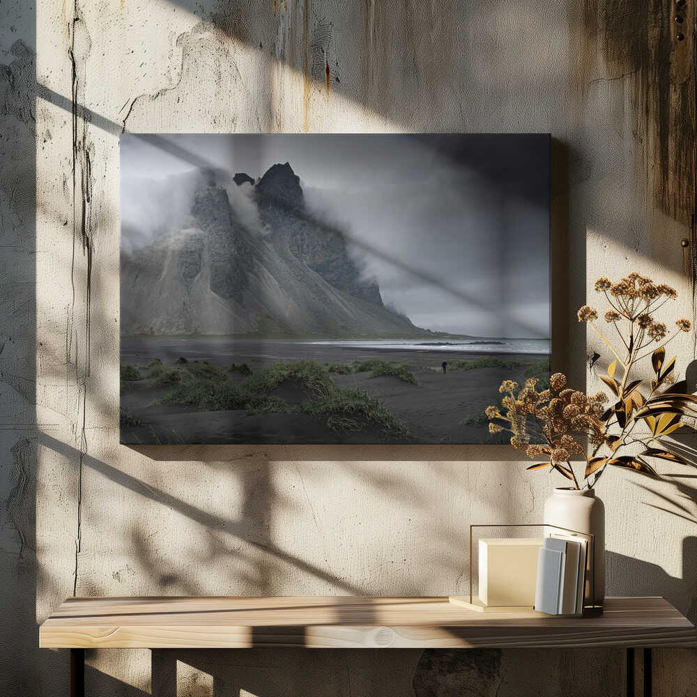 Vestahorn misty morning