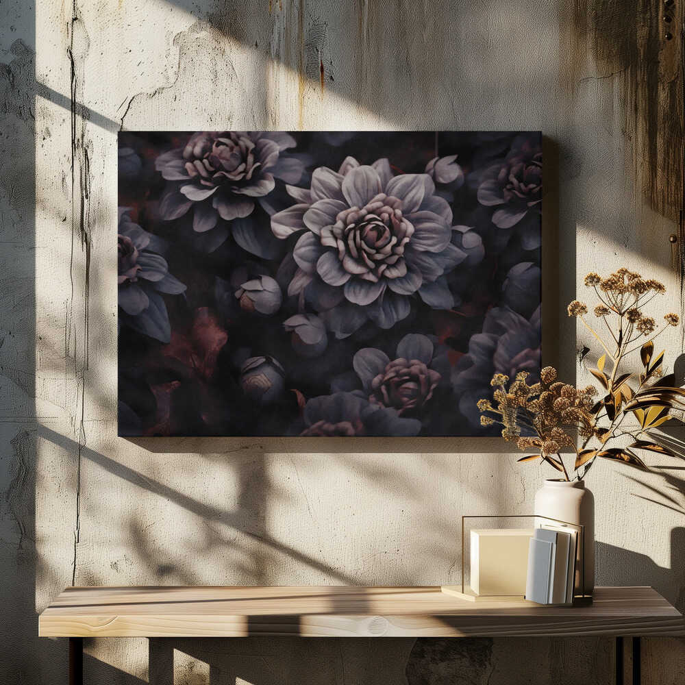 Autumn Flowers Watercolor Art