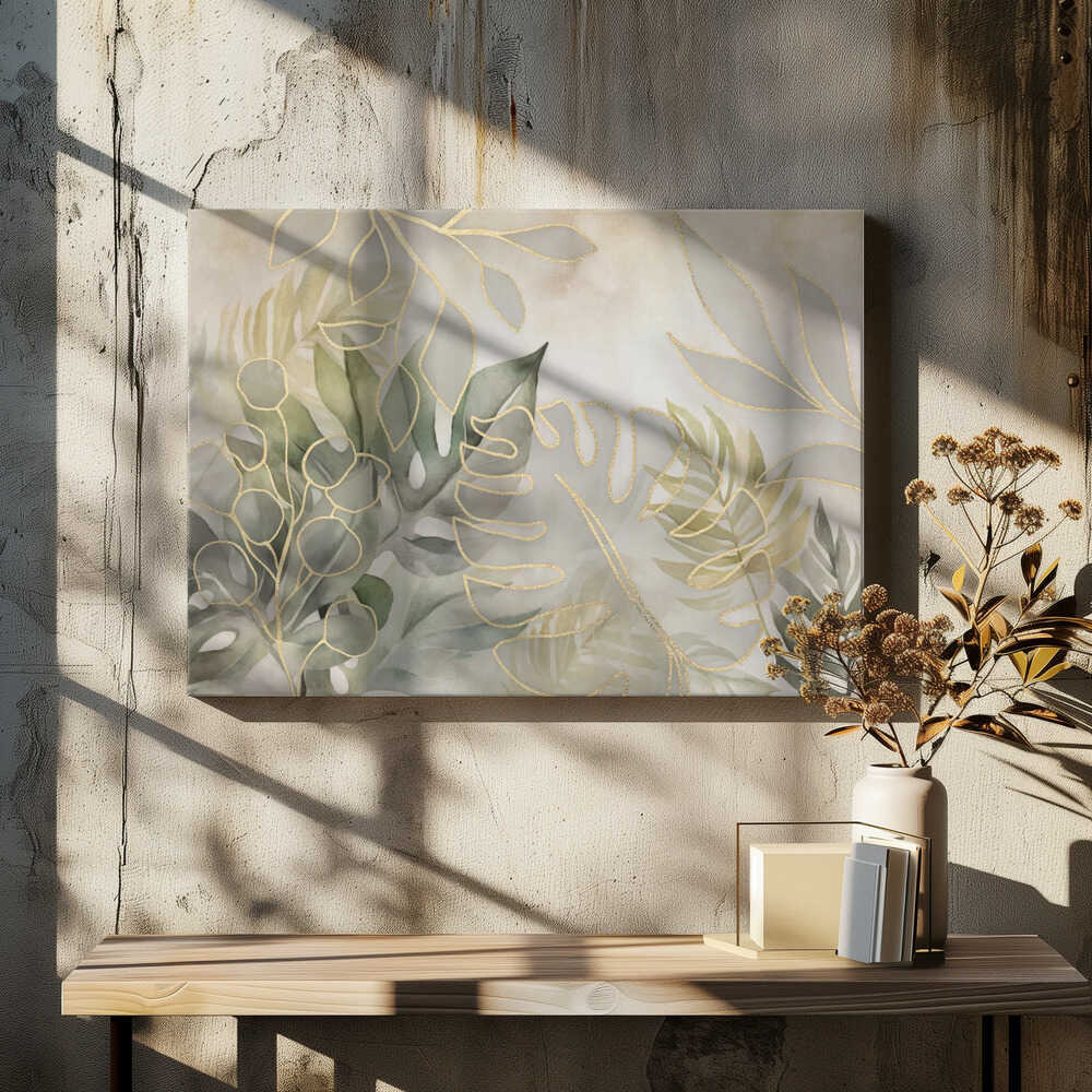 Elegant Tropics Light Green