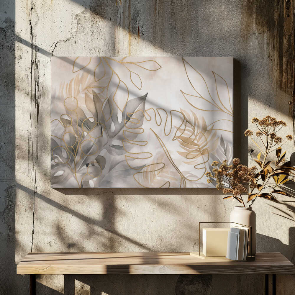 Elegant Tropics Warm Beige