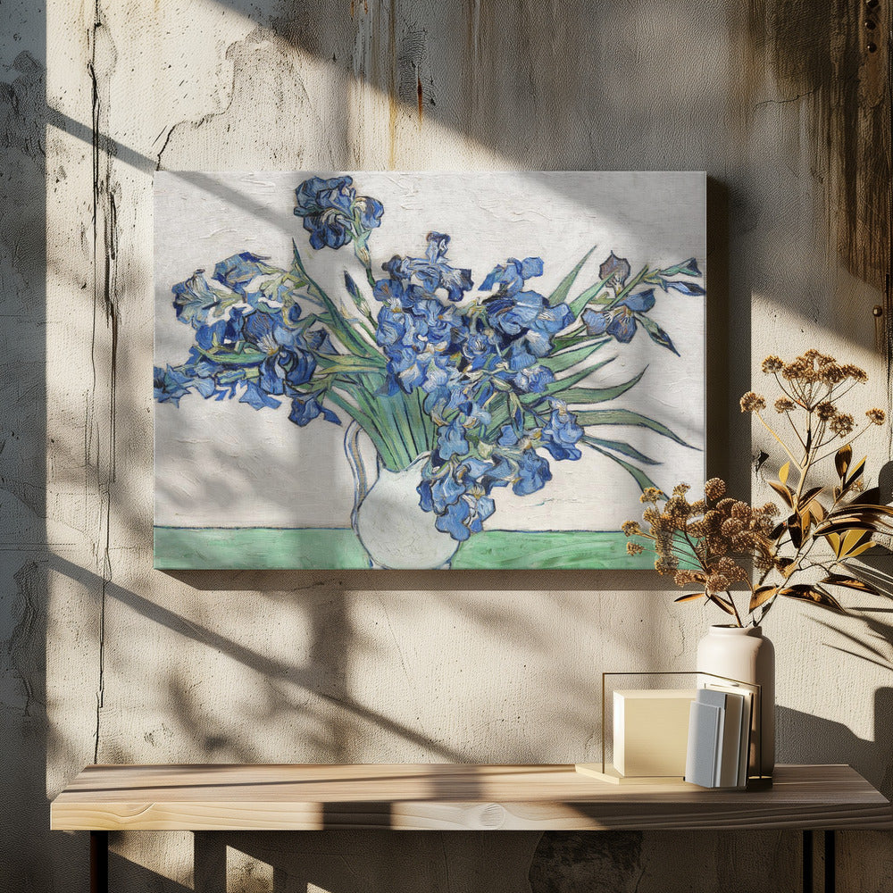 Vincent Van Gogh's Irises (1890).