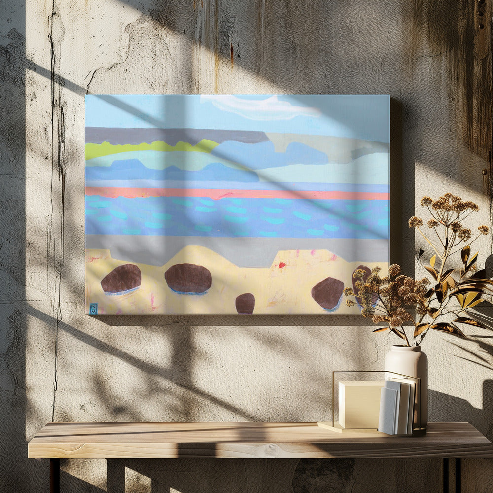 Art Prints of Rocks At Seaside