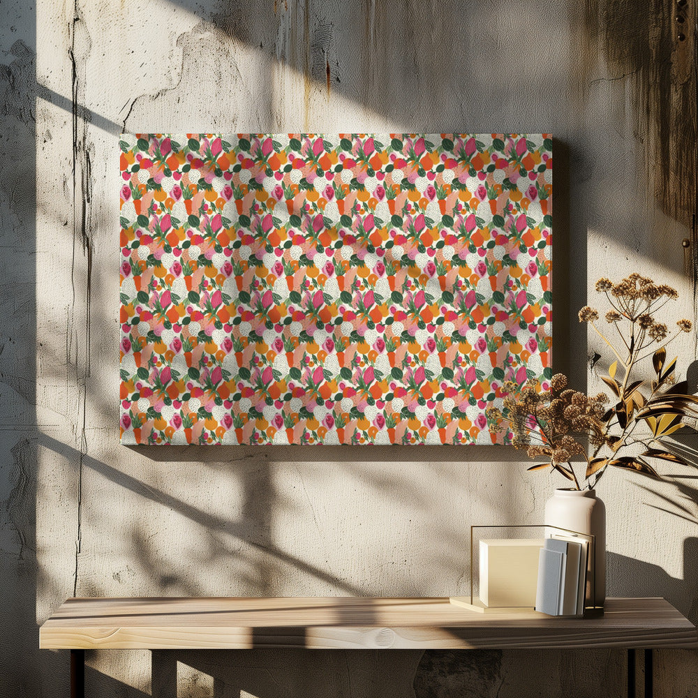 Art Prints of Fresh fruits pattern 3
