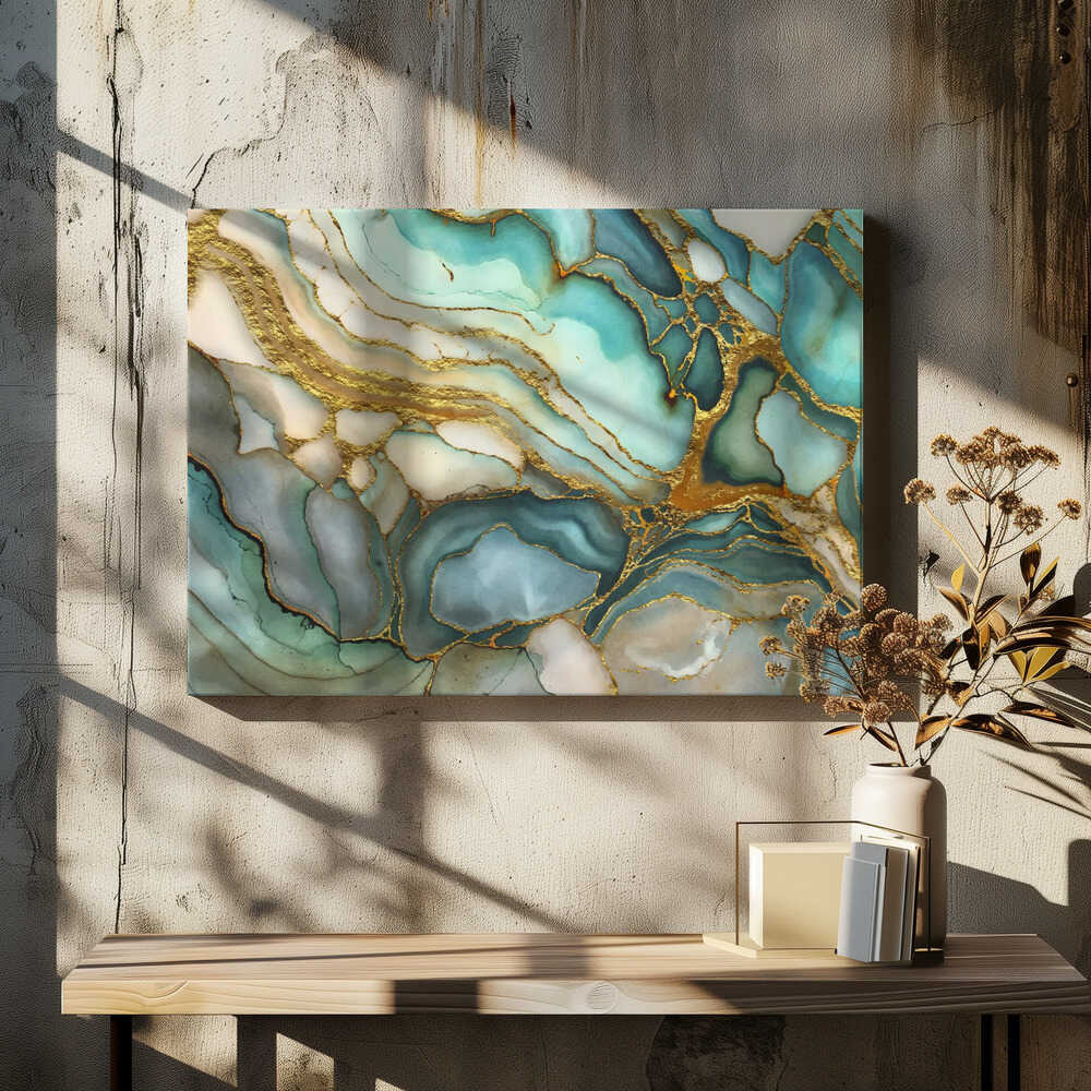 Turquoise Marble De Luxe