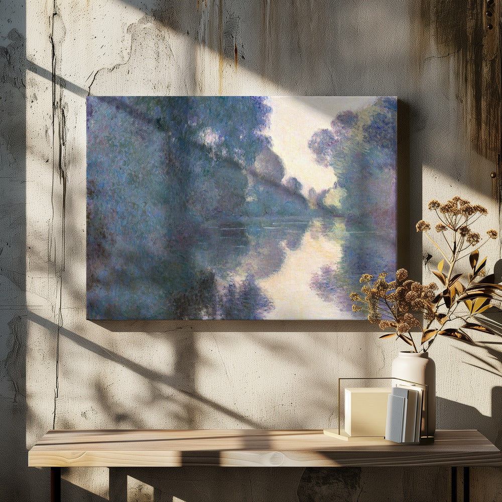 Morning On the Seine Near Giverny (1897) By Claude Monet