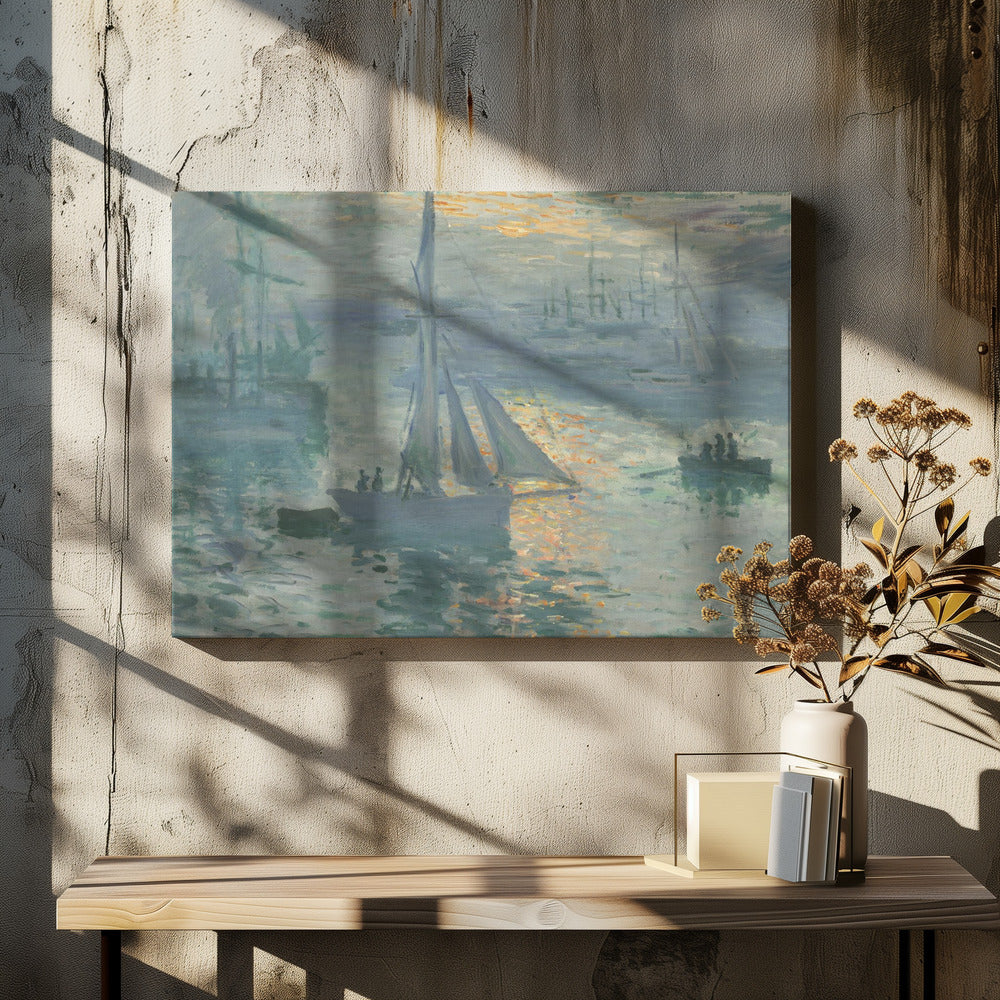 Sunrise (1873) By Claude Monet