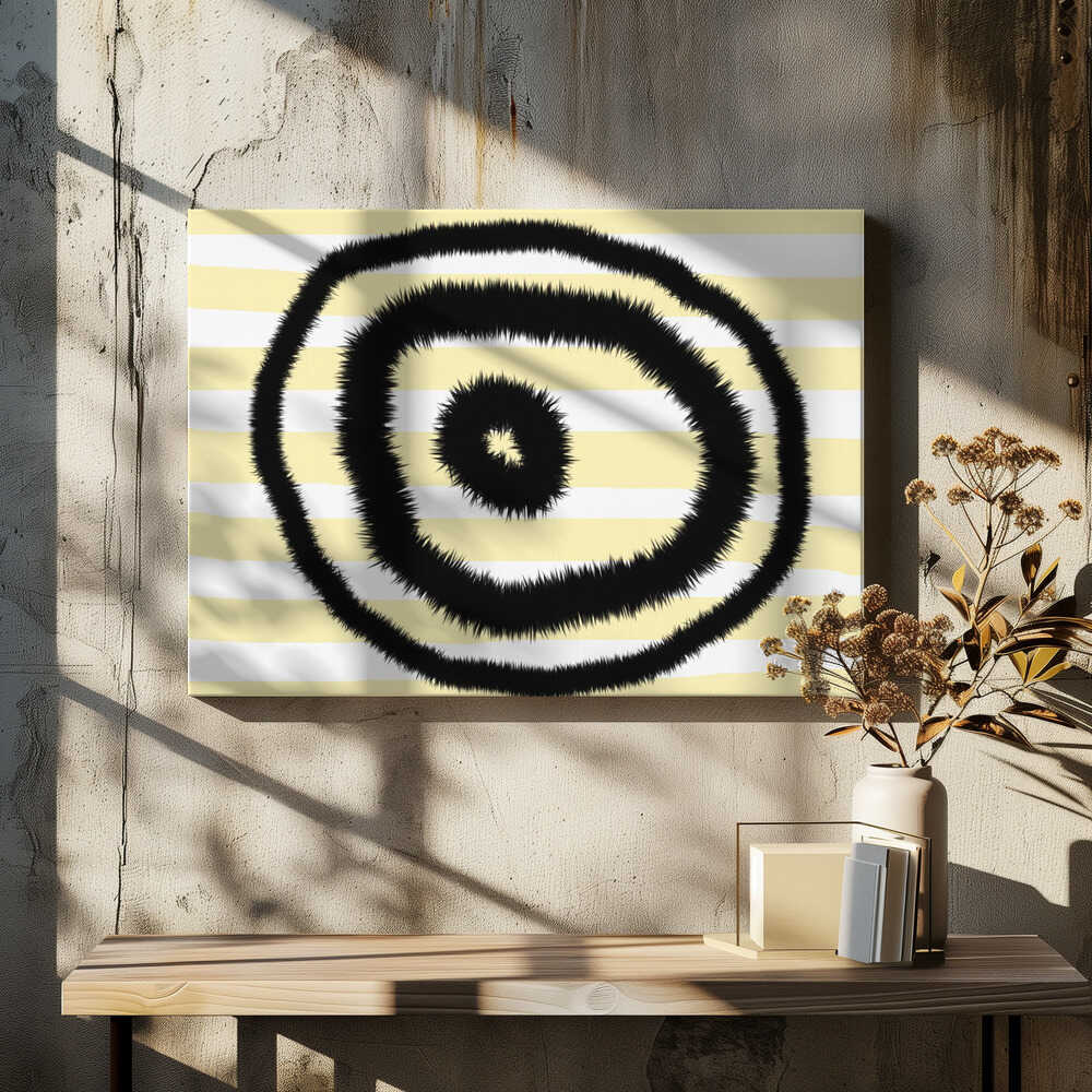 Fuzzy Spiral Stripes