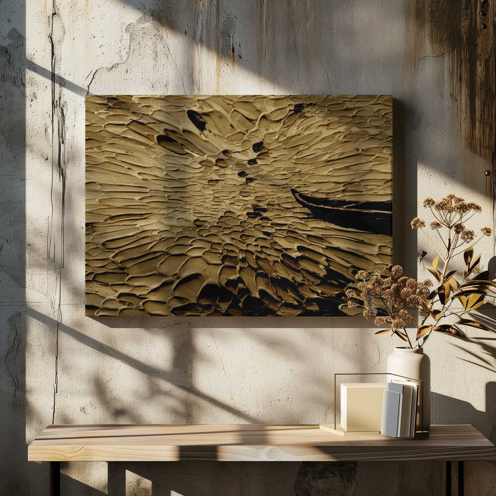 Textured Sepia Waves