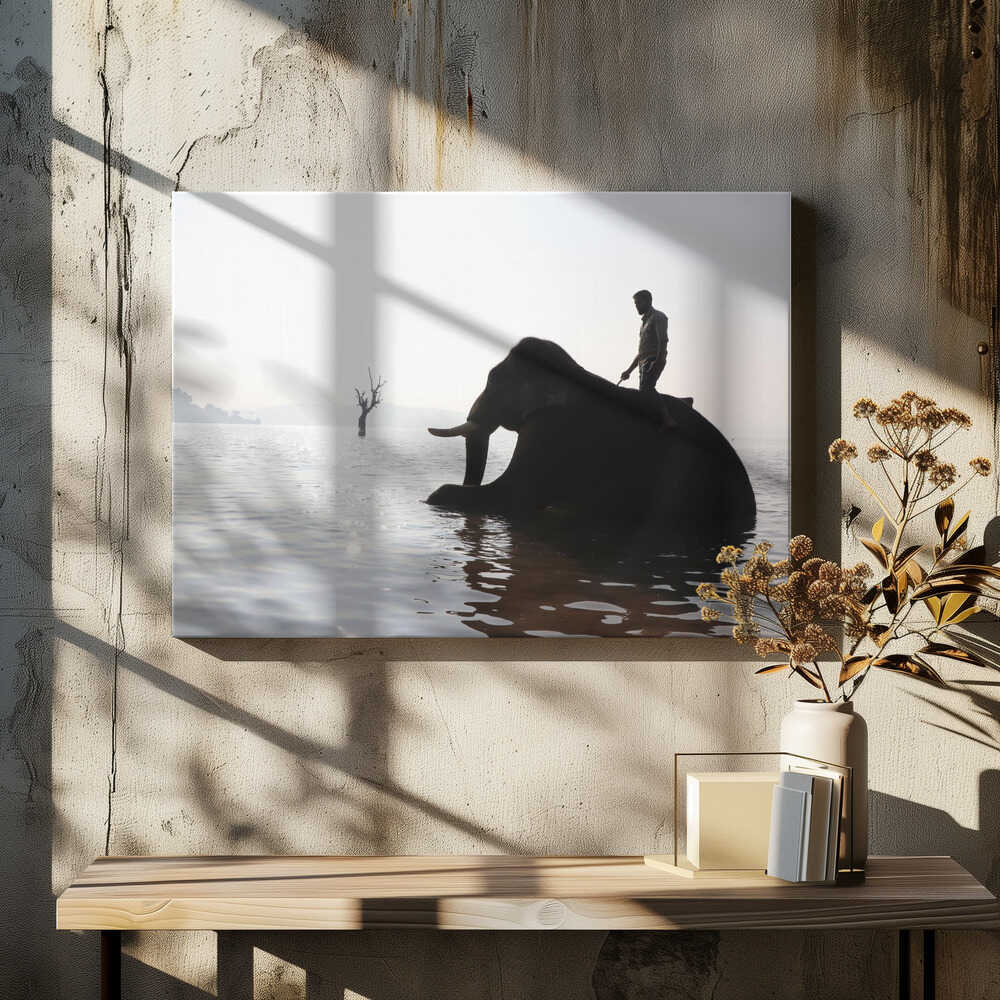 Elephant's Morning Dip