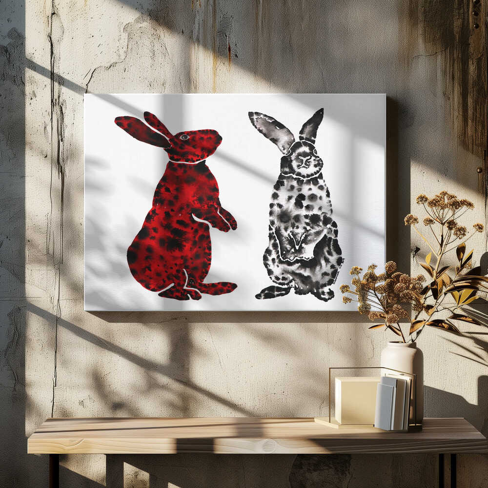 Spotted Hues: Rabbits