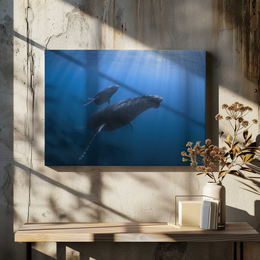 Calf and Mother of the Sea