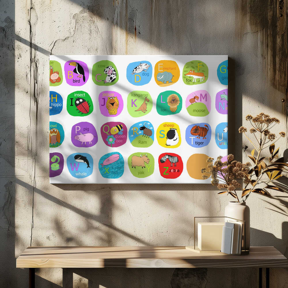 Alphabet Spots with Funny Animals
