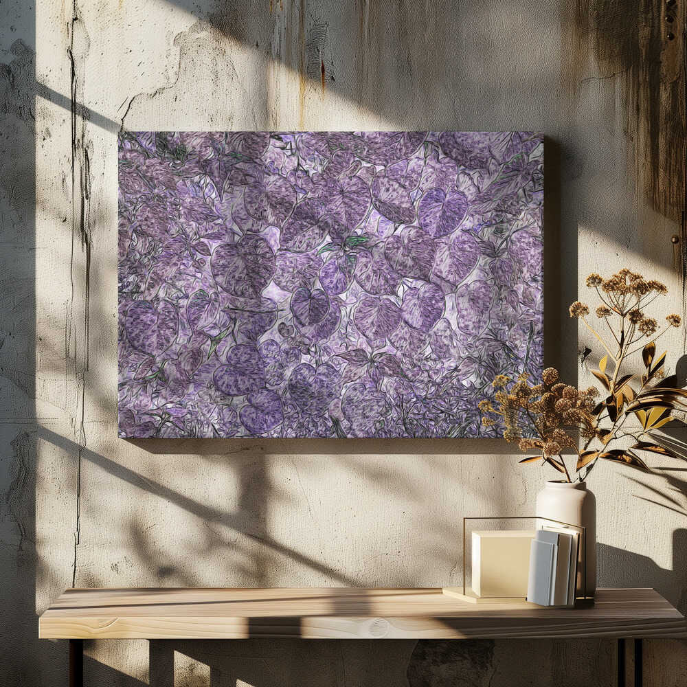 Purple Leaf Tapestry