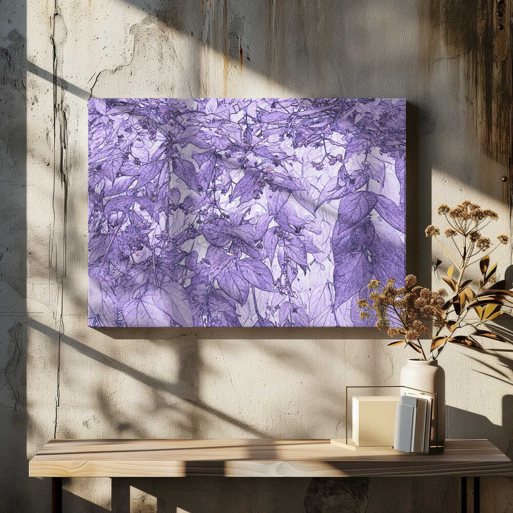 Purple Leaf Whimsy
