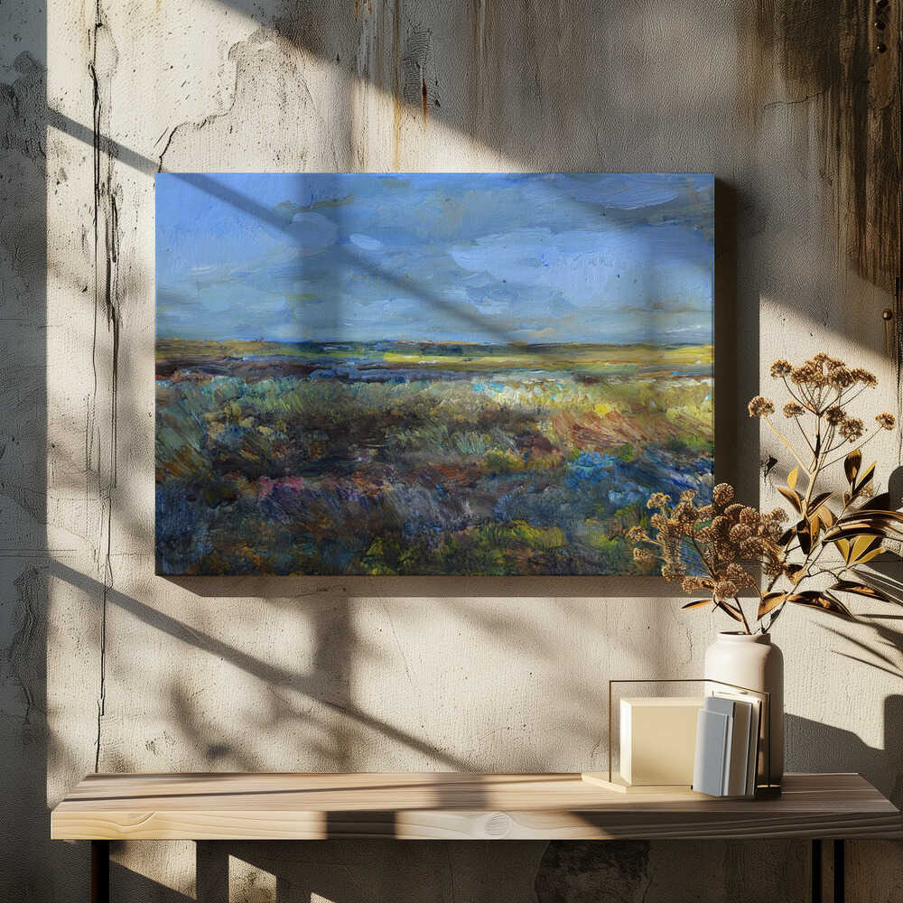 Sunrise in the steppe