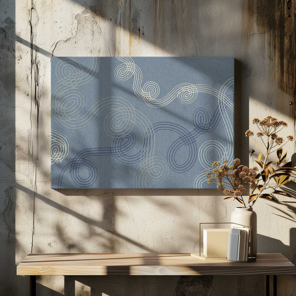 calming essentials loops muted blue