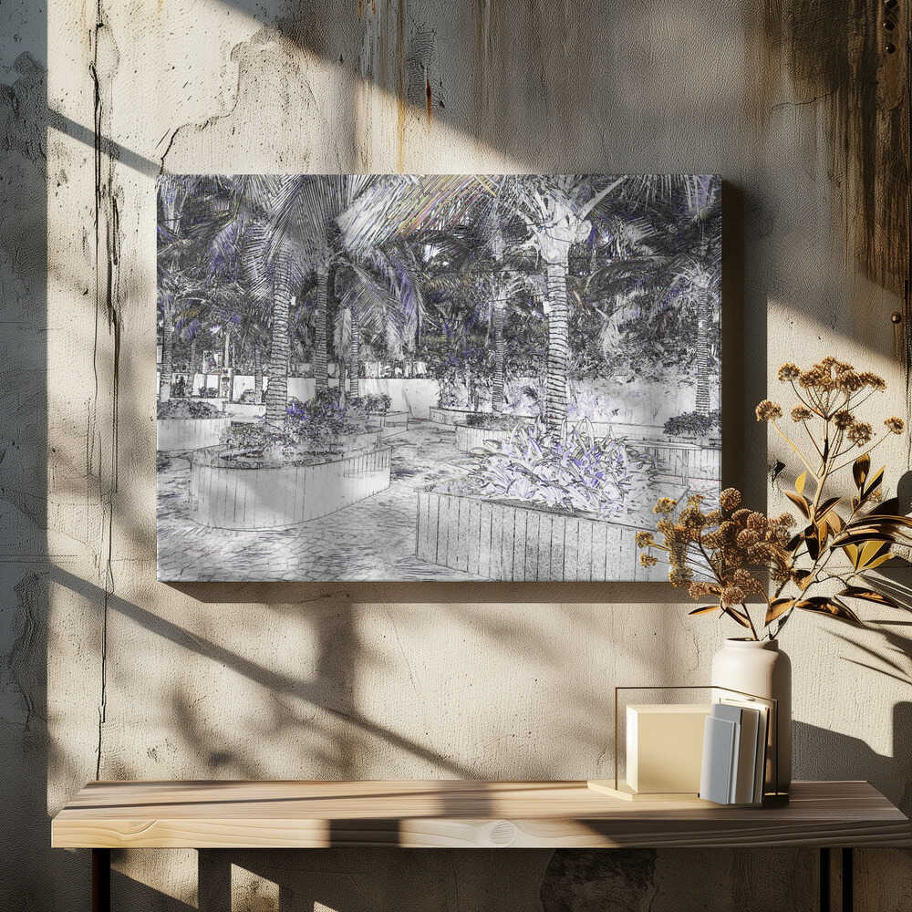 Tropical Sketch Garden