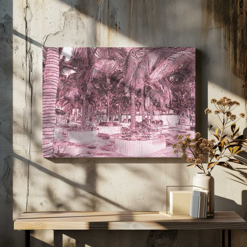 Tropical Oasis Scene