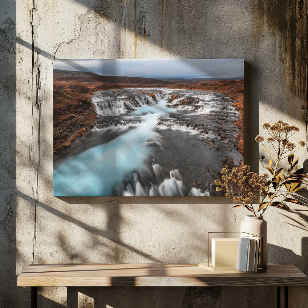 Brúarfoss Waterfall