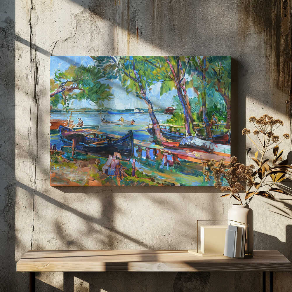 Summer day on the river