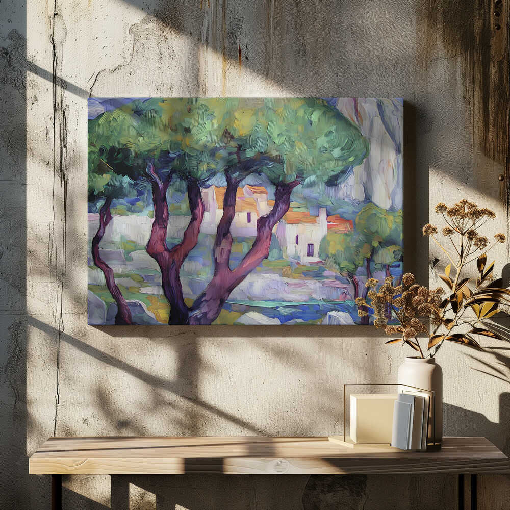 Cypress Trees In the Mountains