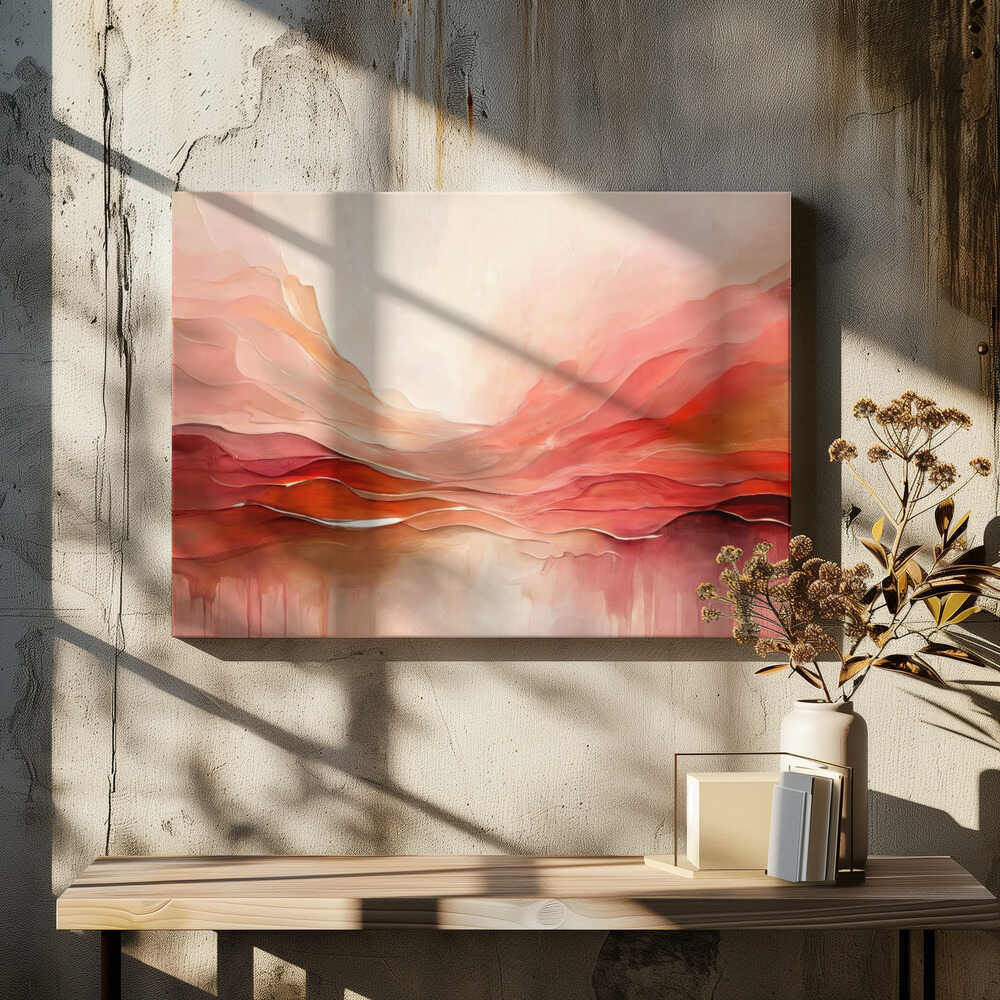 Crimson Peaks and Coral Valleys