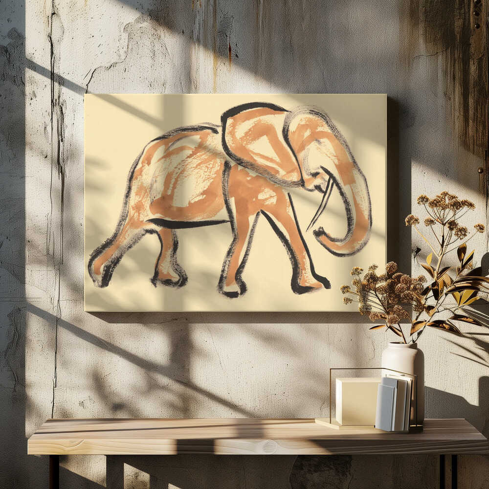 Majestic Elephant Stroll