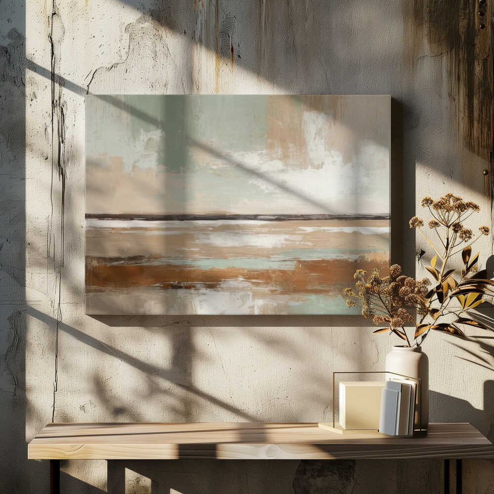 Earthy Tones And Soft Brush Strokes