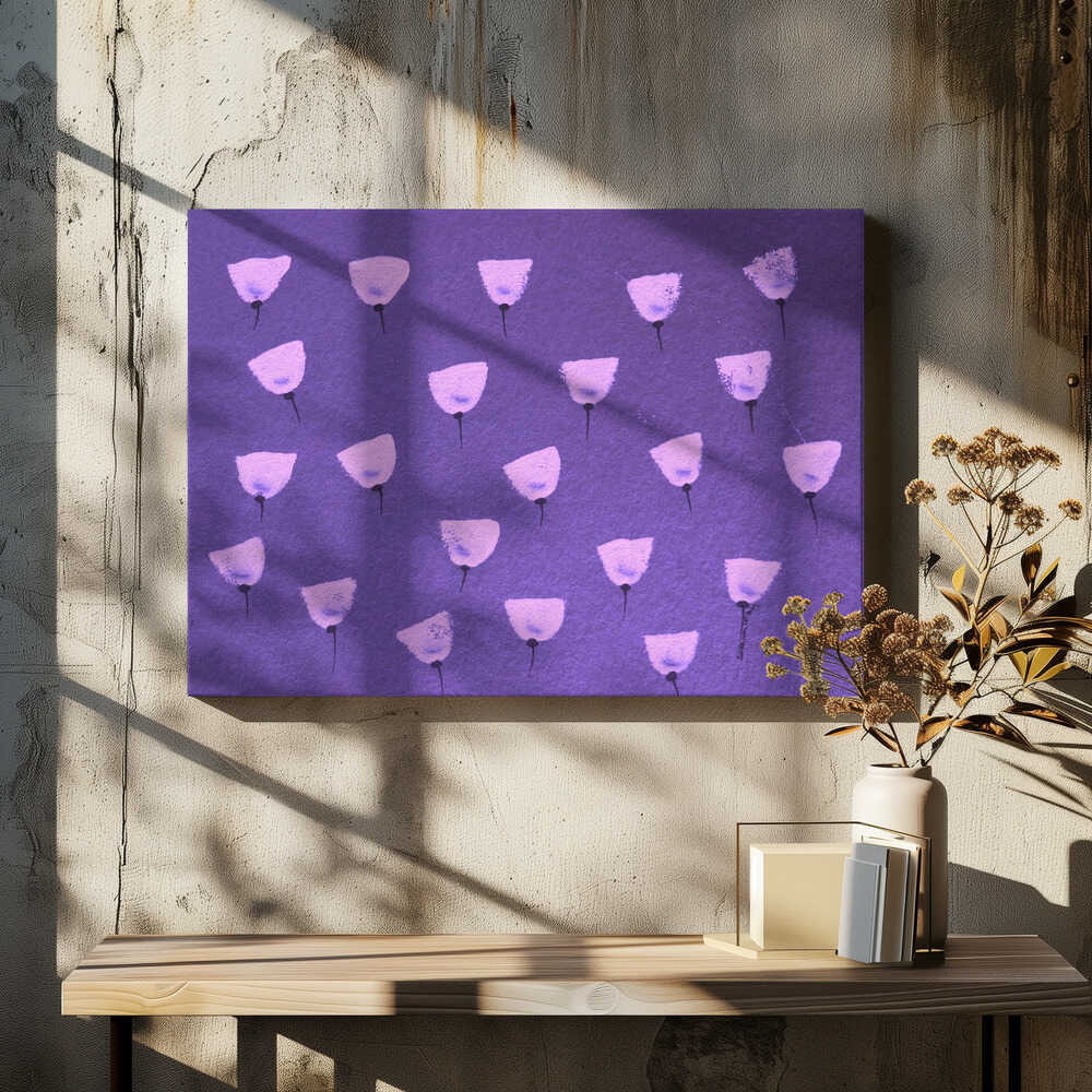 Purple Petal Grid