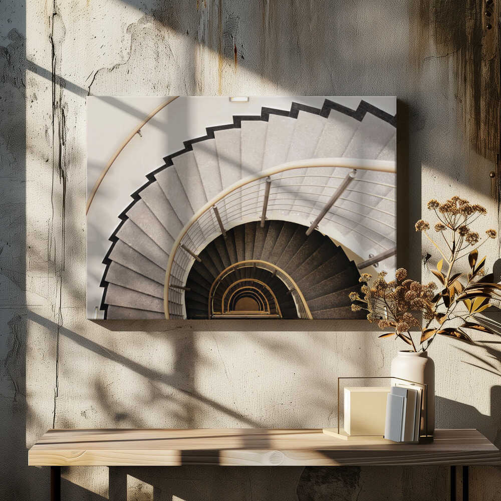 Spiral Staircase Viewed From Above
