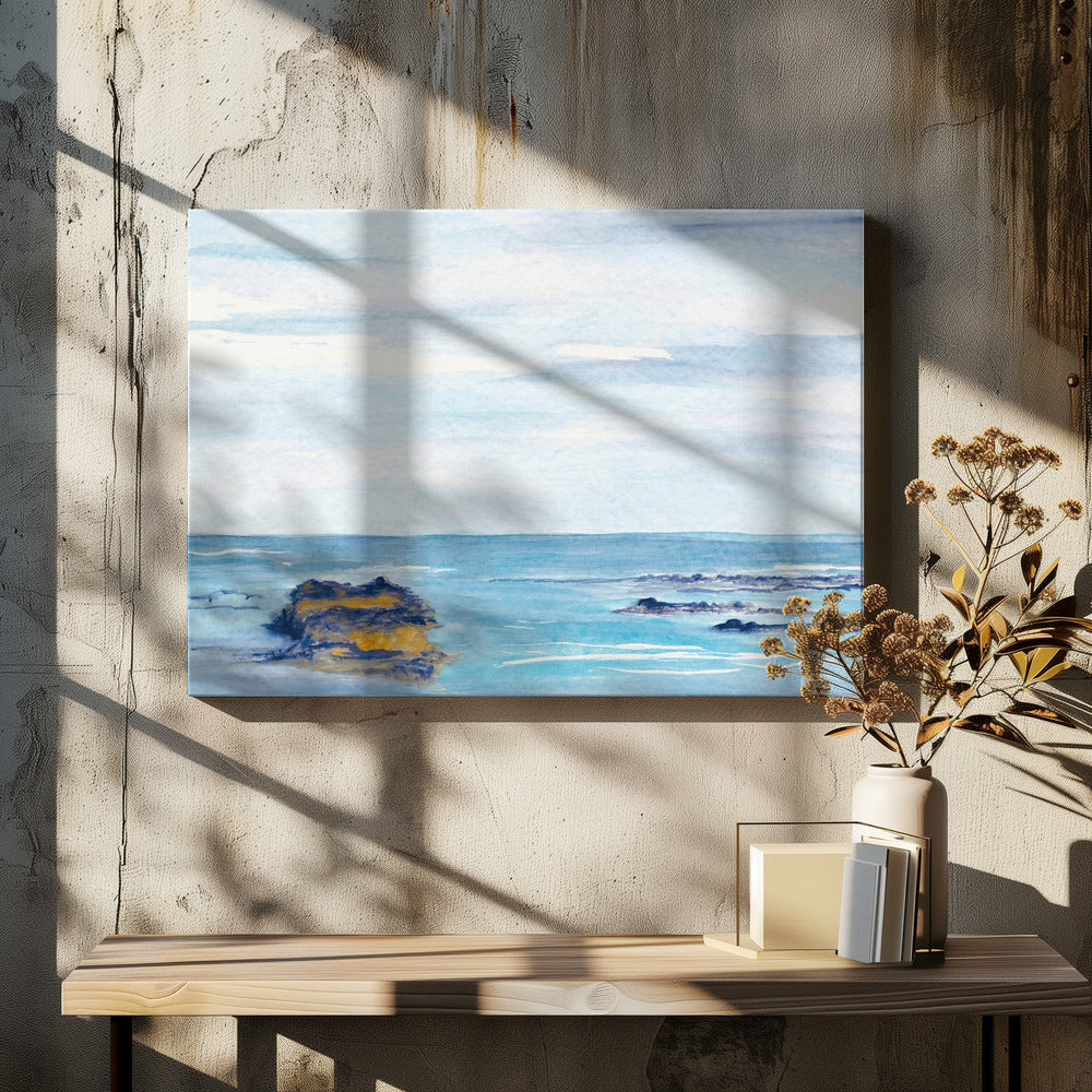 Tranquil Seascape with Rocky