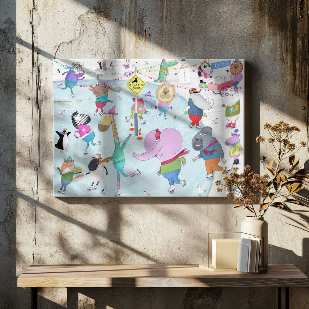 Animal Winter Wonderland By Artist Carla Daly