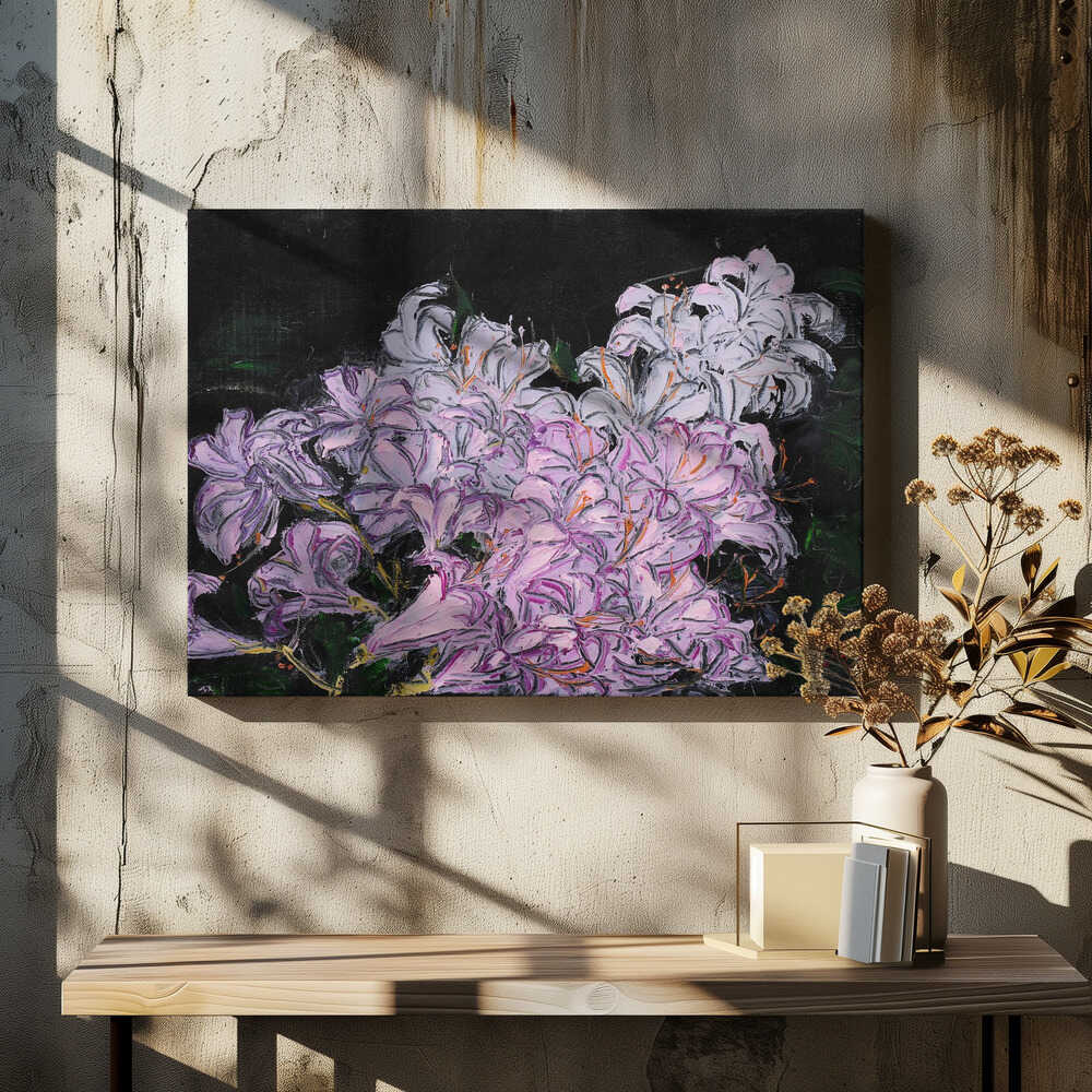 boss flower  oil on canvas